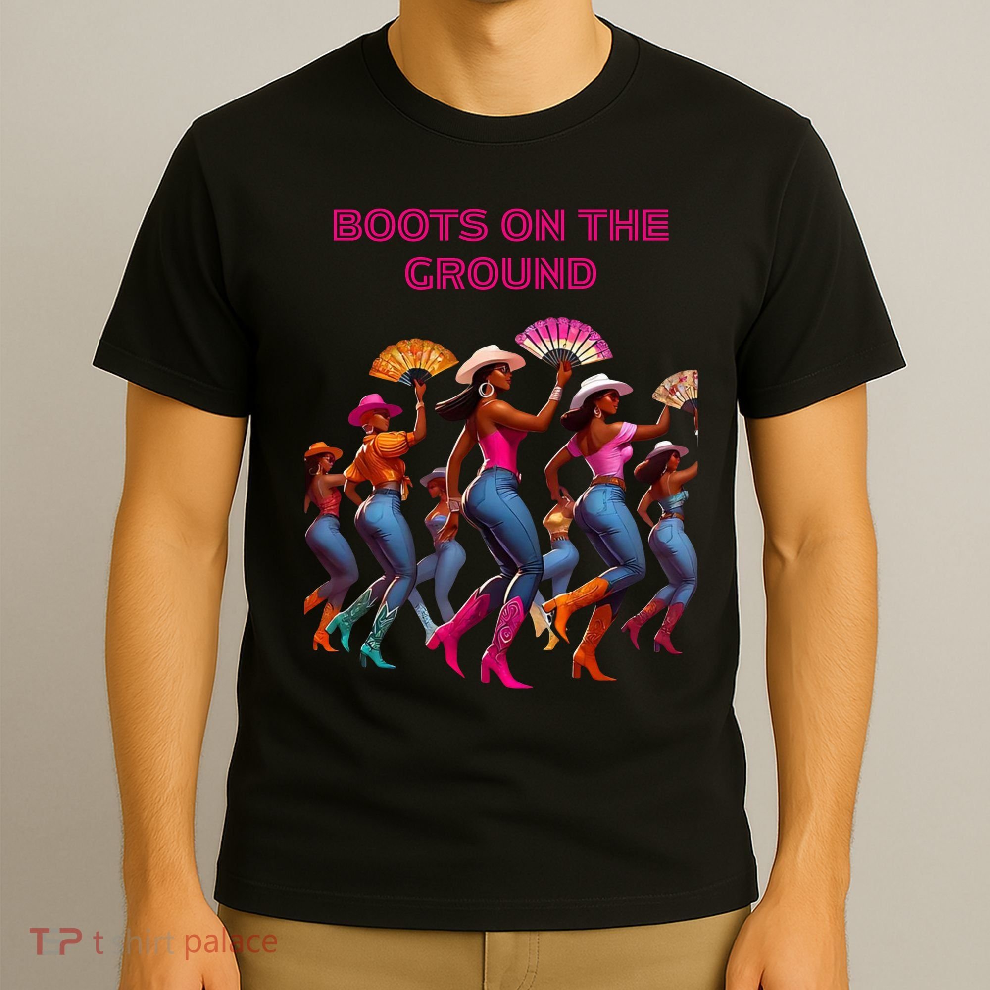 Funny Cowgirl Boots Bling Cute Love Country Life T-Shirt