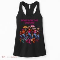 Funny Cowgirl Boots Bling Cute Love Country Life Women's Tank Top thumb 0