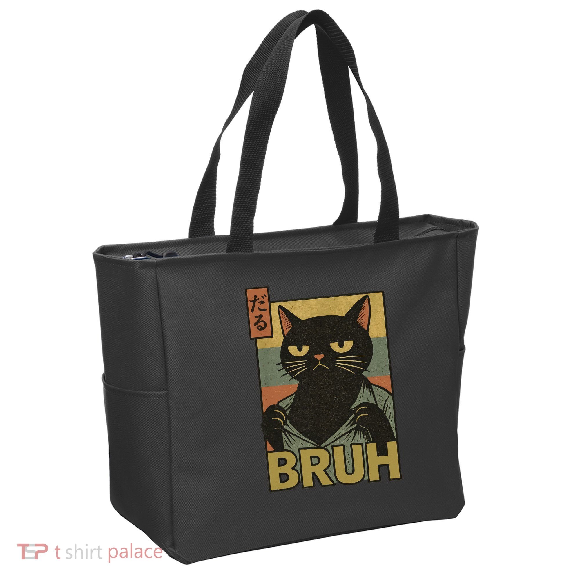 Funny Cat Bruh Meme Japanese Anime  Tote Bag