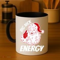 Funny Christmas Big Nick Energy Sweatshirt Santa Claus  Coffee Mug thumb 4