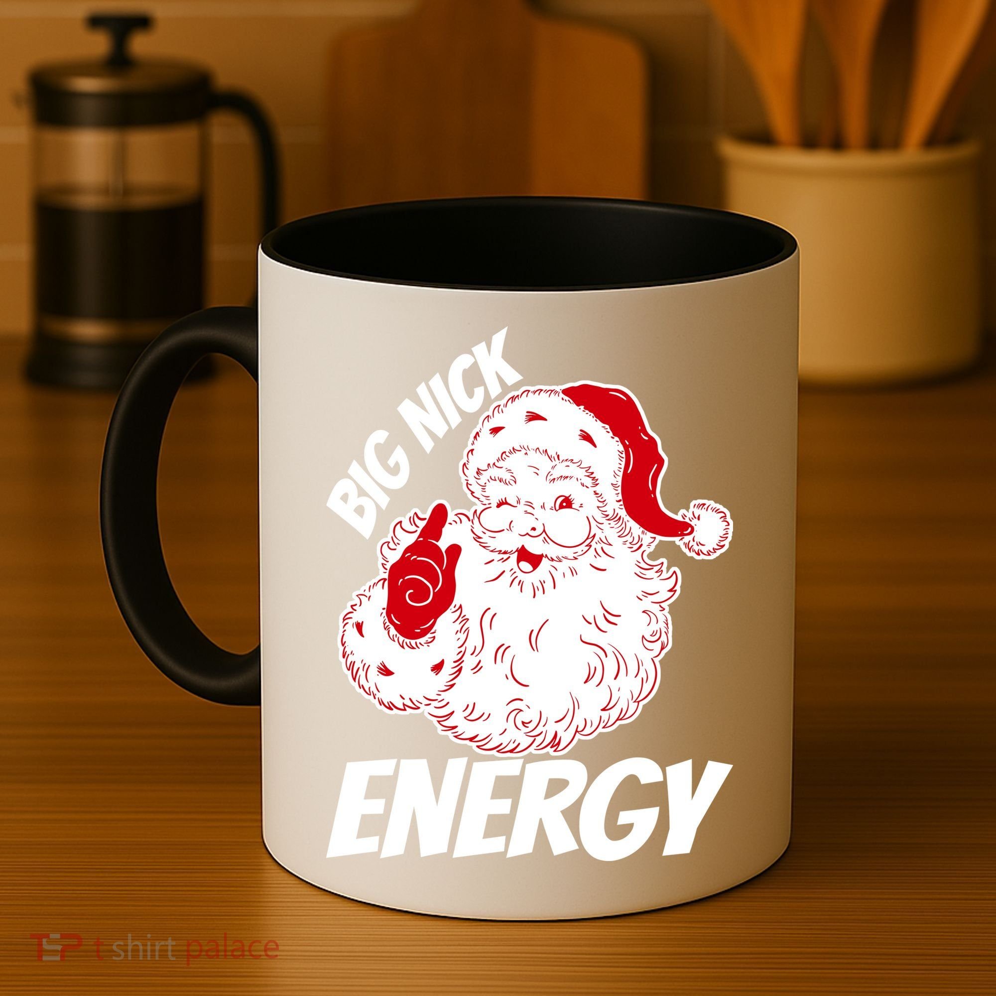 Funny Christmas Big Nick Energy Sweatshirt Santa Claus  Coffee Mug