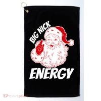 Funny Christmas Big Nick Energy Sweatshirt Santa Claus  Golf Towel thumb 0