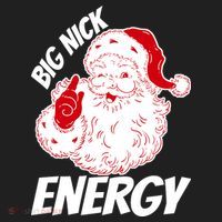 Funny Christmas Big Nick Energy Sweatshirt Santa Claus  Golf Towel thumb 3