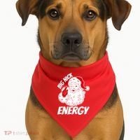 Funny Christmas Big Nick Energy Sweatshirt Santa Claus  USA-Made Doggie Bandana thumb 1