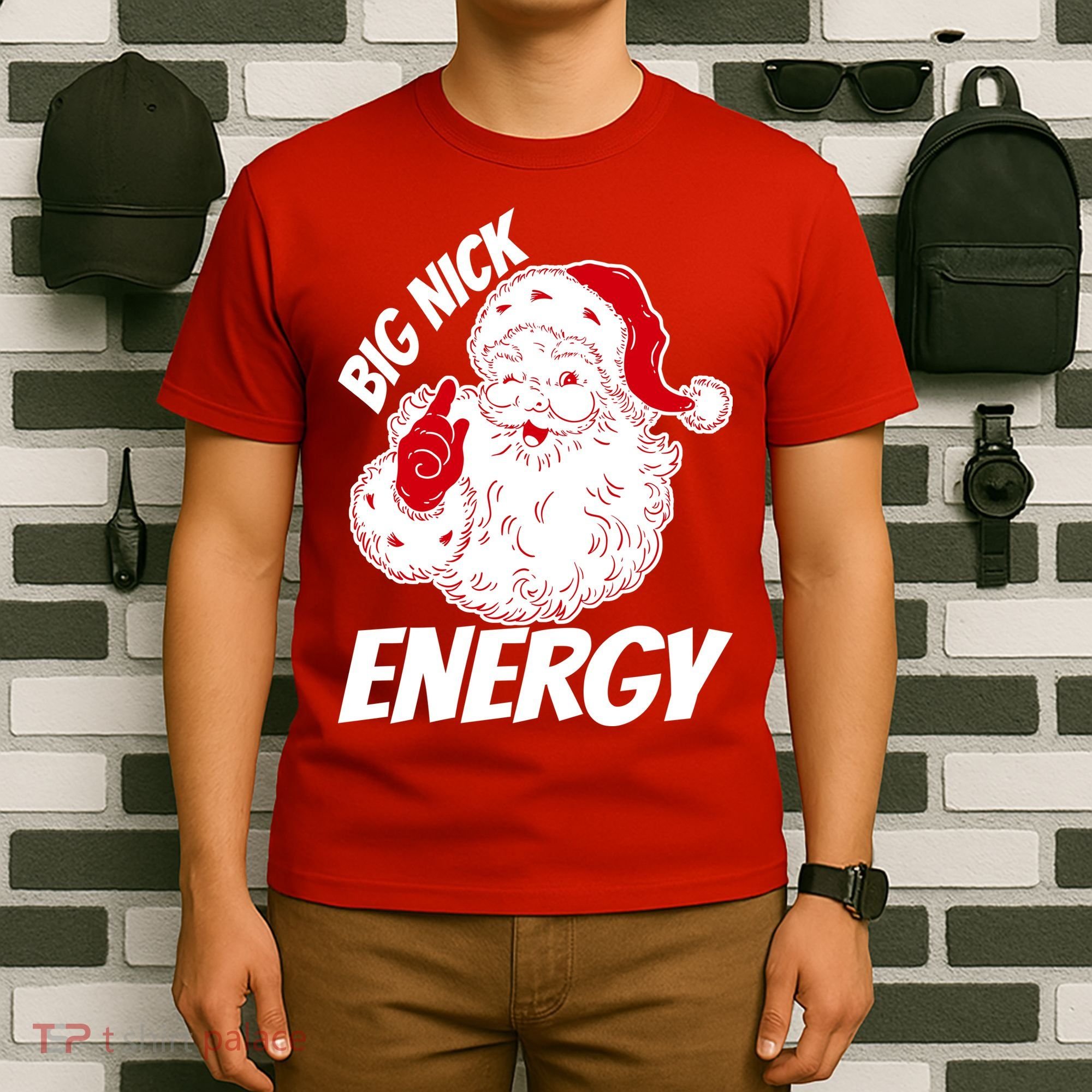 Funny Christmas Big Nick Energy Sweatshirt Santa Claus  T-Shirt