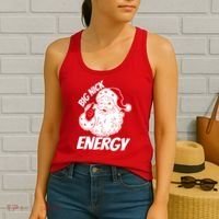 Funny Christmas Big Nick Energy Sweatshirt Santa Claus  Women's Tank Top thumb 2