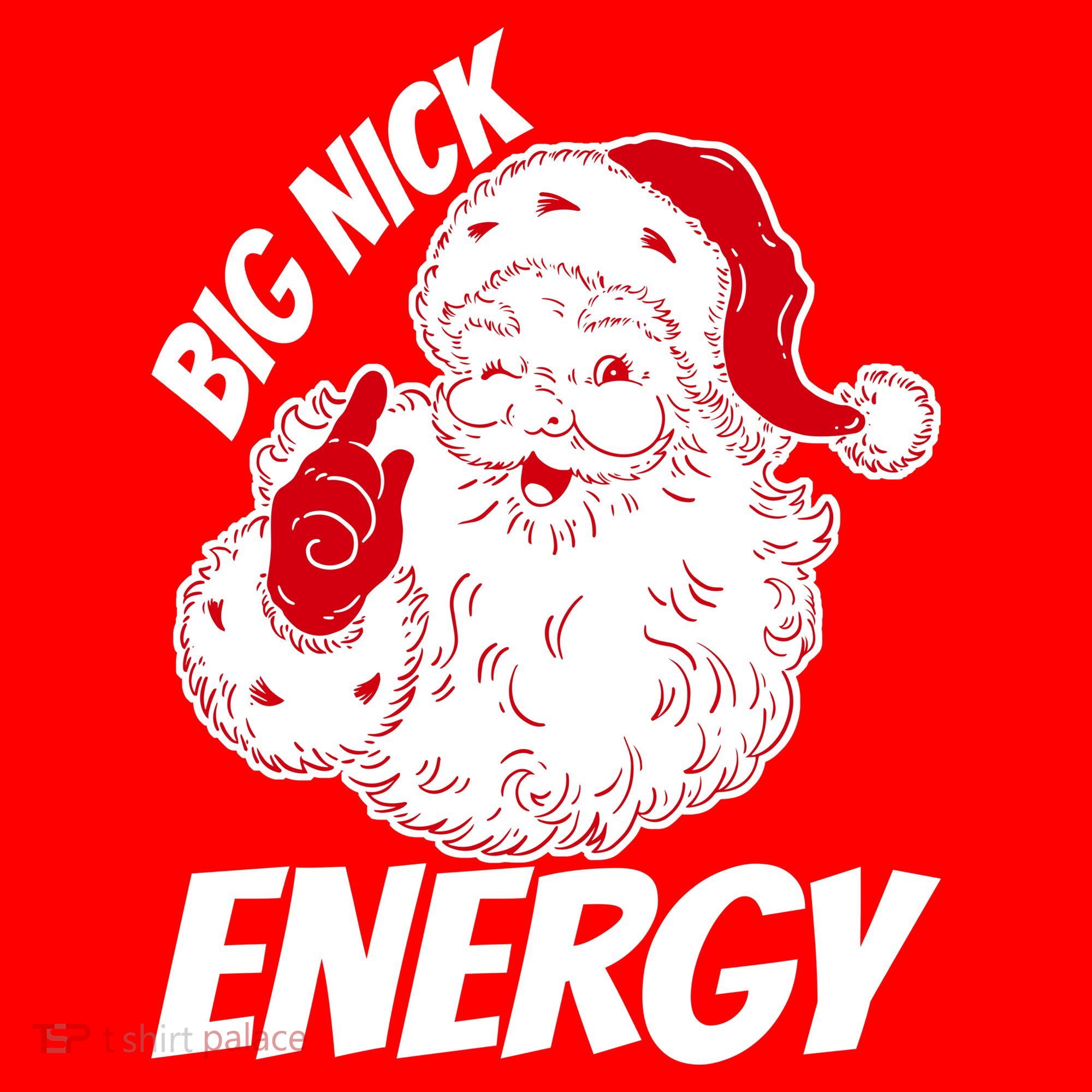 Funny Christmas Big Nick Energy Sweatshirt Santa Claus  Women's Tank Top