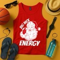 Funny Christmas Big Nick Energy Sweatshirt Santa Claus  Tank Top thumb 4
