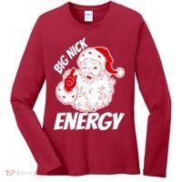 Funny Christmas Big Nick Energy Sweatshirt Santa Claus  Women's Long Sleeve Shirt thumb 0