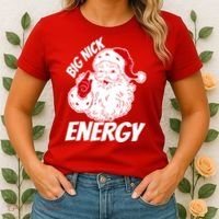 Funny Christmas Big Nick Energy Sweatshirt Santa Claus  Women's T-Shirt thumb 2