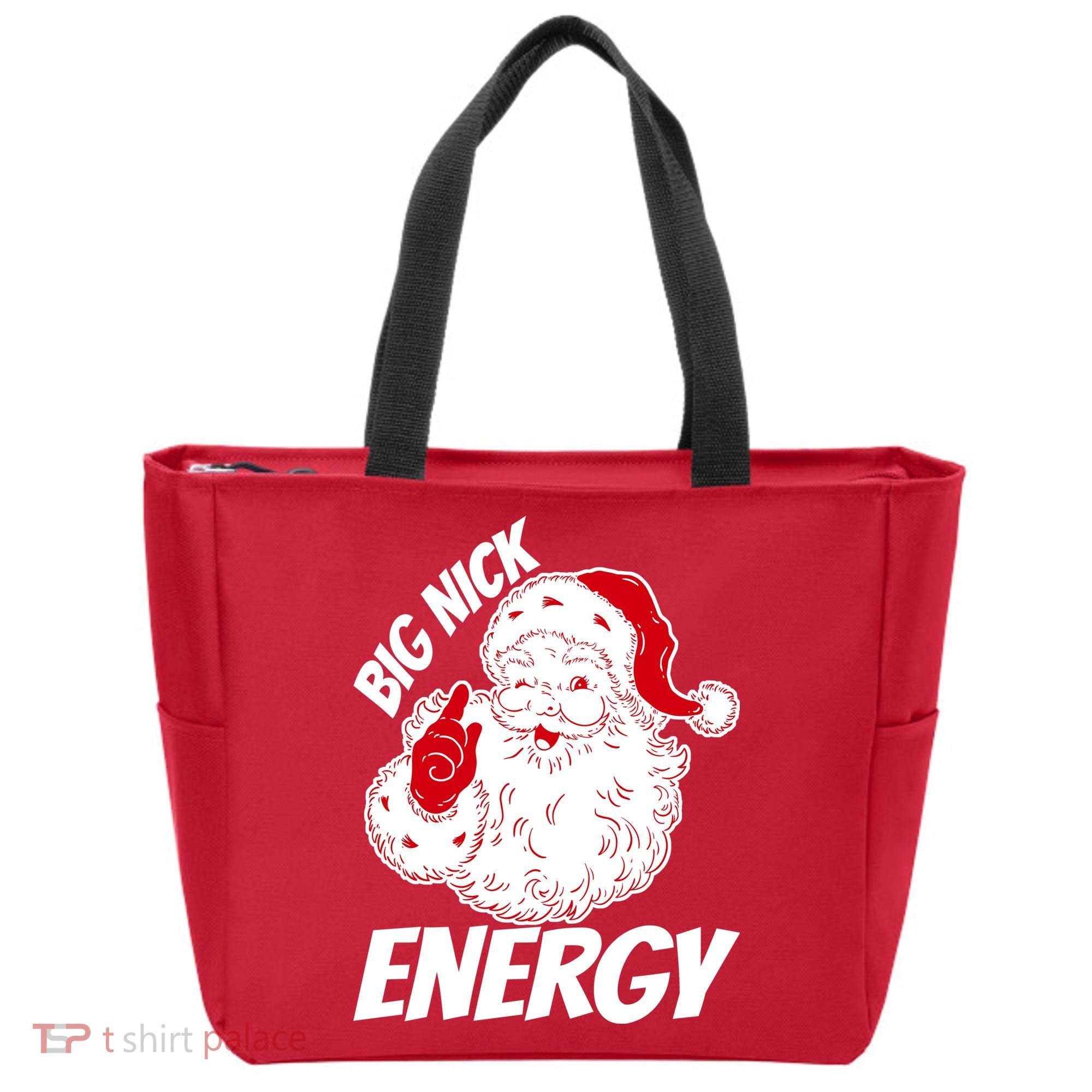 Funny Christmas Big Nick Energy Sweatshirt Santa Claus  Tote Bag