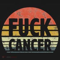 Fuck Cancer Breast Cancer Awareness Gift Retro Distressed Hoodie thumb 2