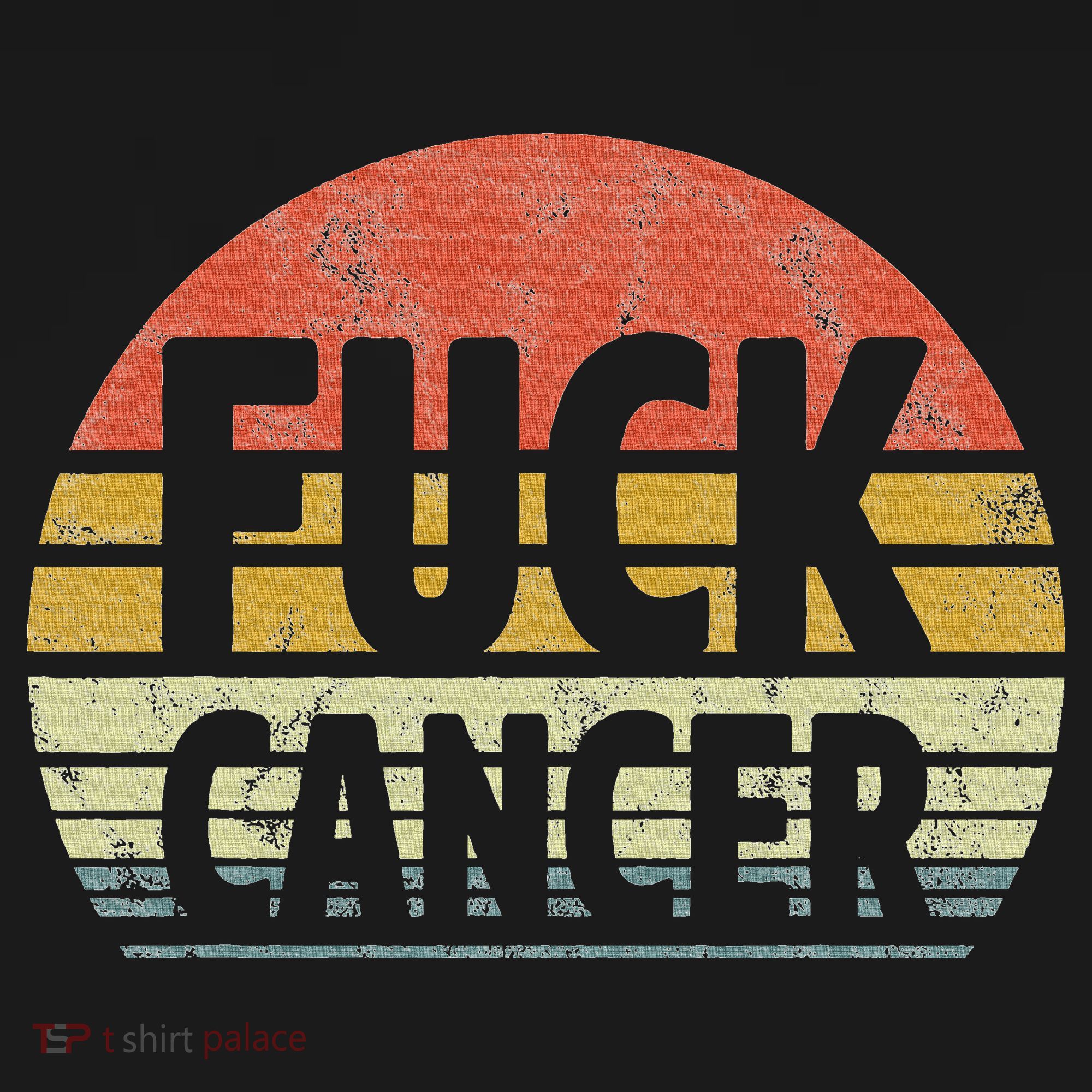 Fuck Cancer Breast Cancer Awareness Gift Retro Distressed Sweatshirt