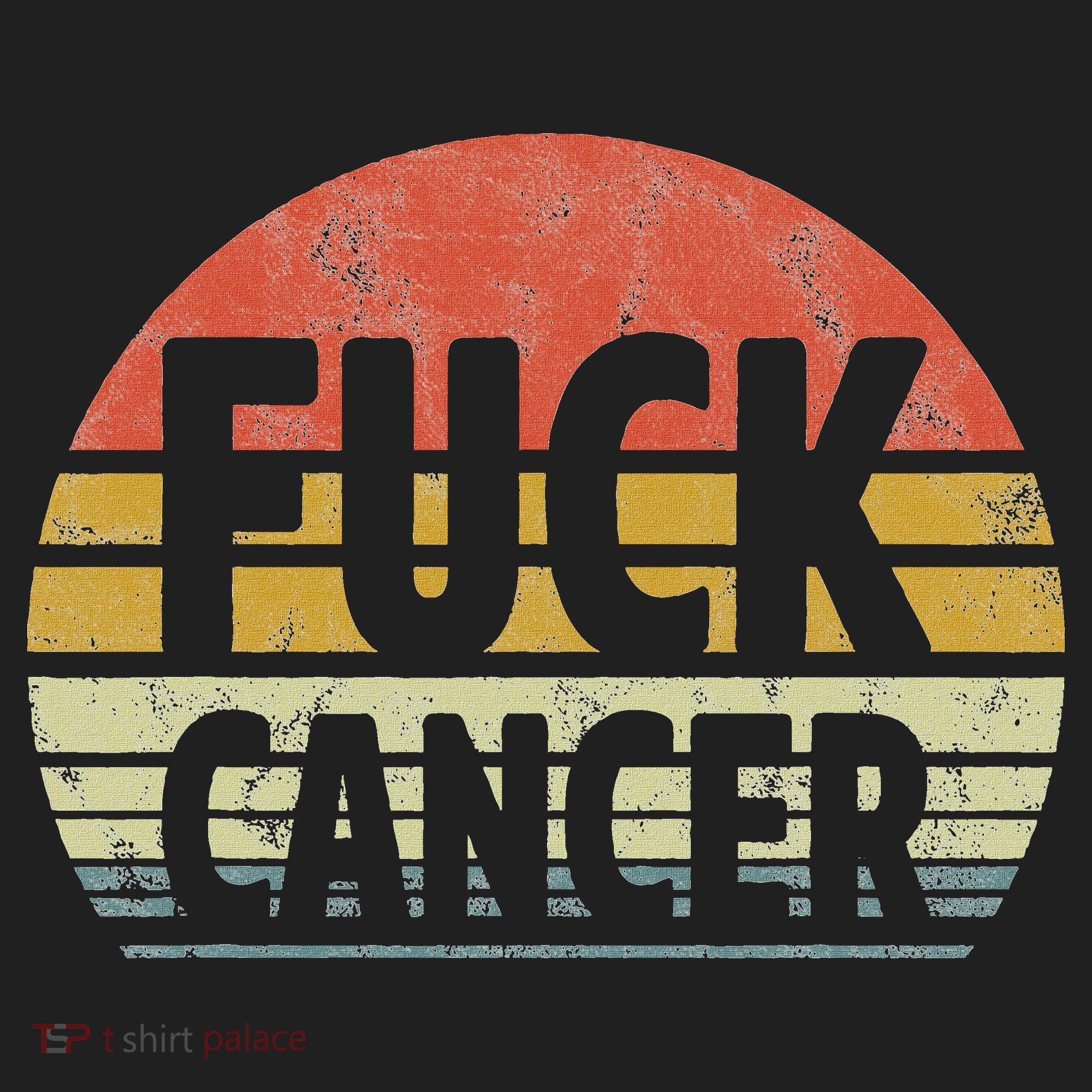 Fuck Cancer Breast Cancer Awareness Gift Retro Distressed Hat