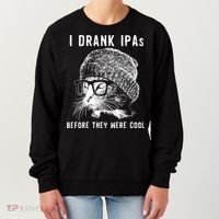 Funny Cat Beer IPA S For Women Funny Cat Lover Gift Women's Sweatshirt thumb 0