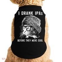 Funny Cat Beer IPA S For Women Funny Cat Lover Gift Doggie Tank thumb 0