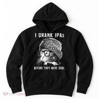 Funny Cat Beer IPA S For Women Funny Cat Lover Gift Hoodie thumb 0