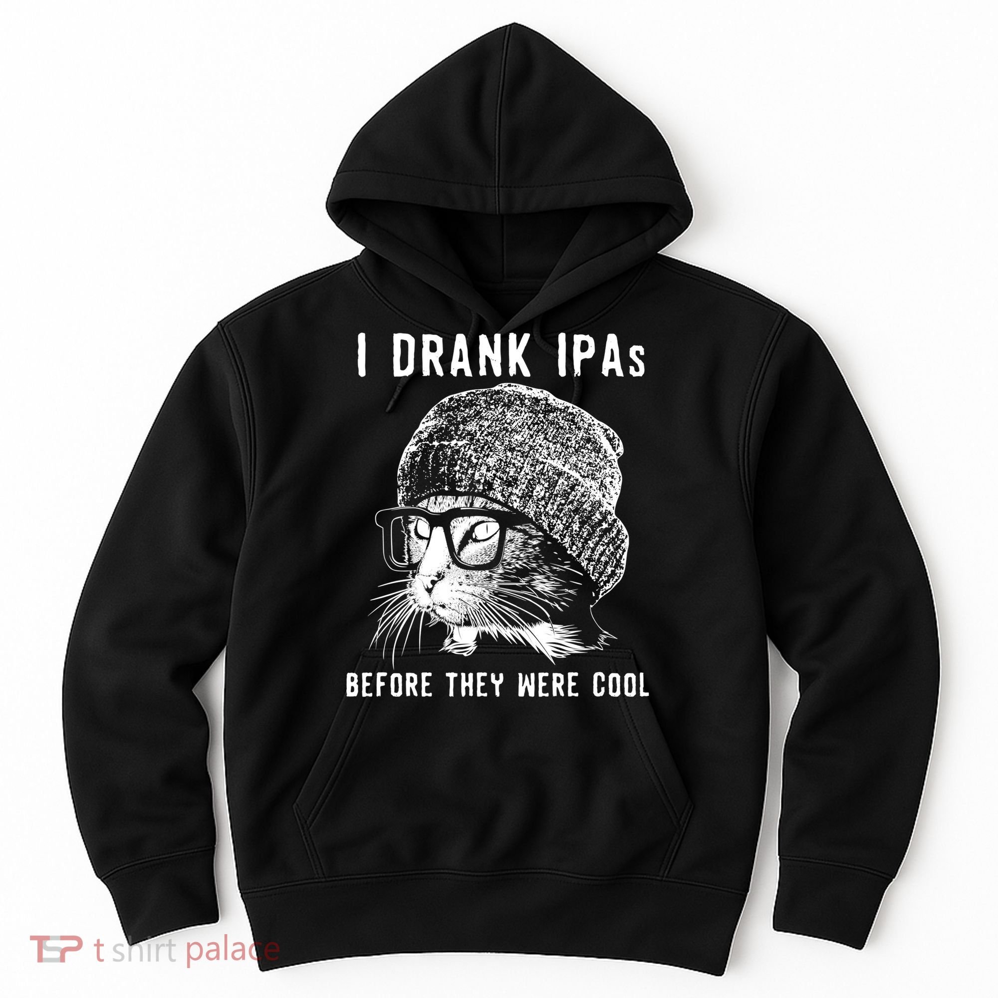Funny Cat Beer IPA S For Women Funny Cat Lover Gift Hoodie