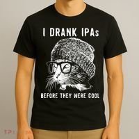 Funny Cat Beer IPA S For Women Funny Cat Lover Gift T-Shirt thumb 3