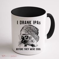 Funny Cat Beer IPA S For Women Funny Cat Lover Gift Coffee Mug thumb 1