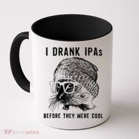Funny Cat Beer IPA S For Women Funny Cat Lover Gift Coffee Mug thumb 0