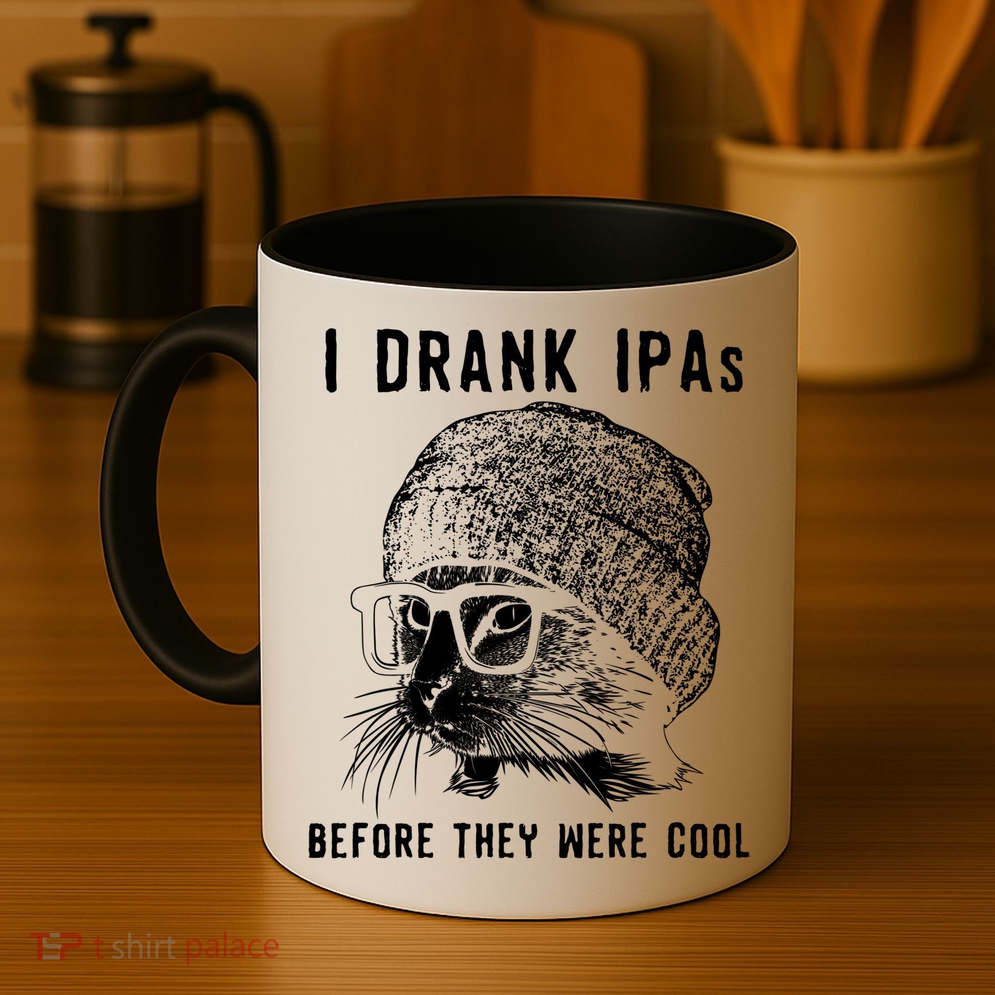 Funny Cat Beer IPA S For Women Funny Cat Lover Gift Coffee Mug