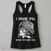Funny Cat Beer IPA S For Women Funny Cat Lover Gift Women's Tank Top thumb 3
