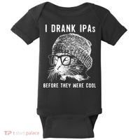 Funny Cat Beer IPA S For Women Funny Cat Lover Gift Baby Bodysuit thumb 0