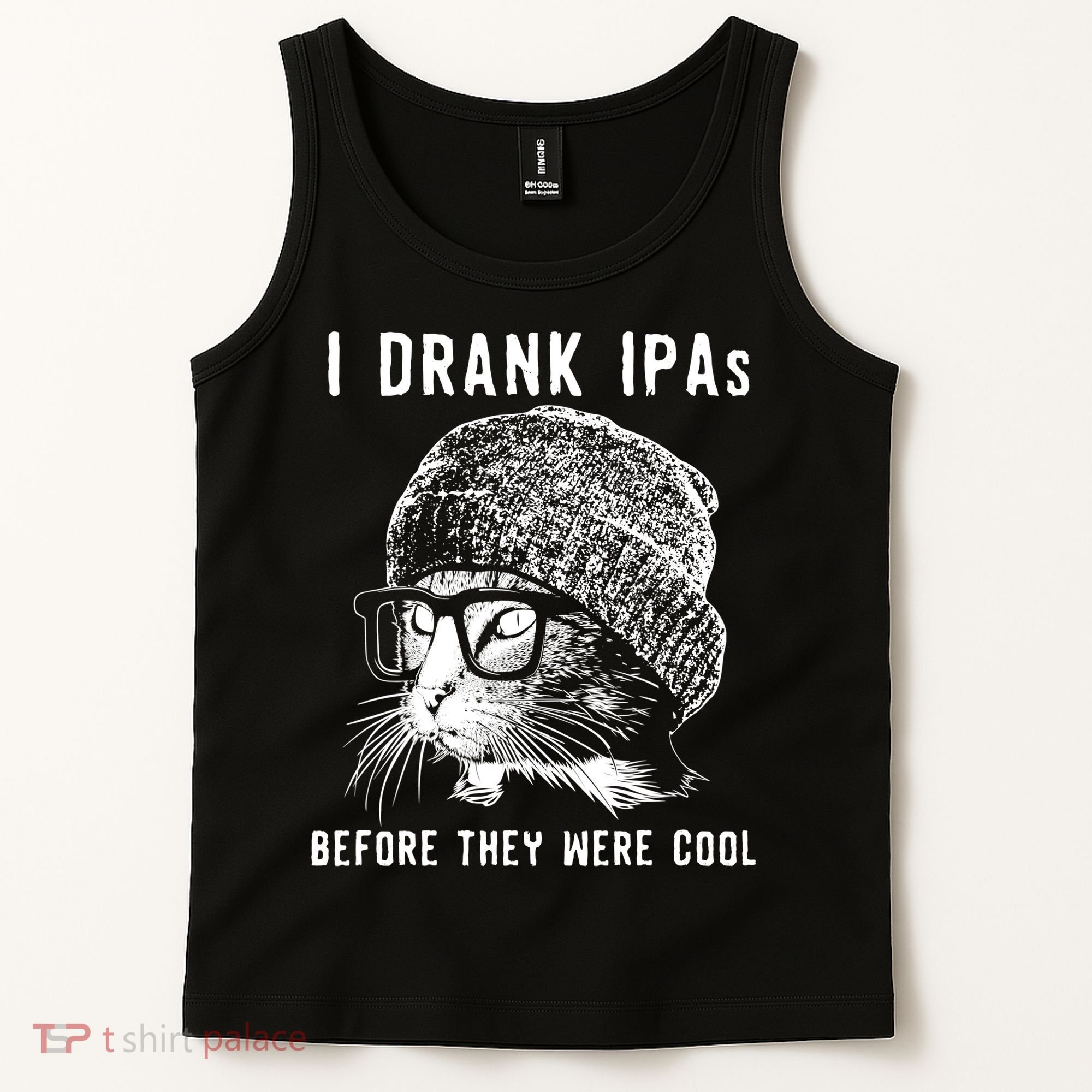 Funny Cat Beer IPA S For Women Funny Cat Lover Gift Tank Top