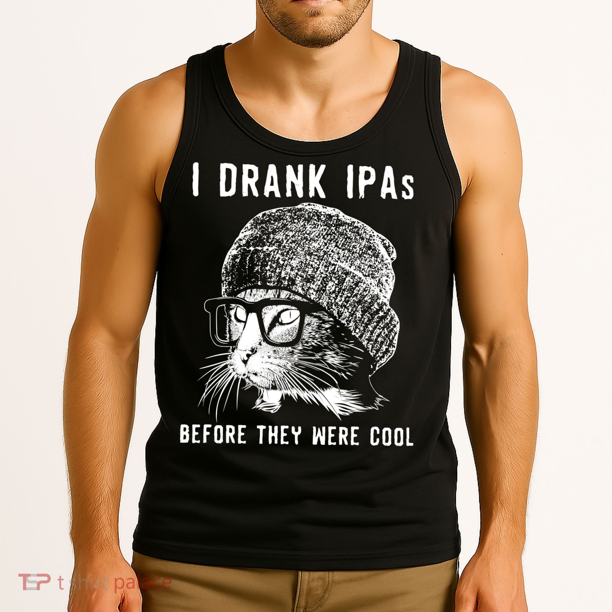 Funny Cat Beer IPA S For Women Funny Cat Lover Gift Tank Top