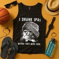 Funny Cat Beer IPA S For Women Funny Cat Lover Gift Tank Top thumb 4