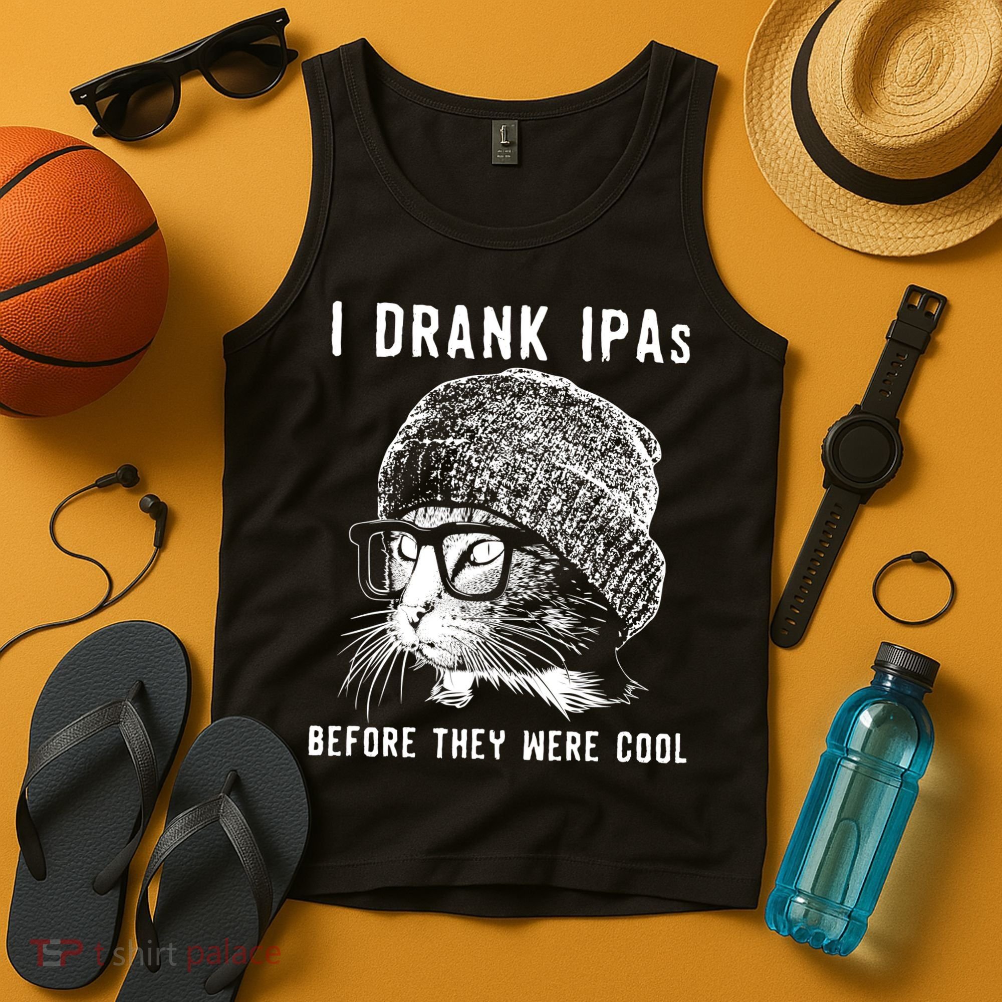 Funny Cat Beer IPA S For Women Funny Cat Lover Gift Tank Top