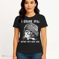 Funny Cat Beer IPA S For Women Funny Cat Lover Gift Women's T-Shirt thumb 4