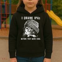 Funny Cat Beer IPA S For Women Funny Cat Lover Gift Kids Hoodie thumb 3