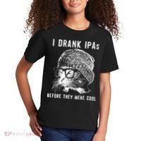 Funny Cat Beer IPA S For Women Funny Cat Lover Gift Kids T-Shirt thumb 2