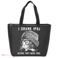 Funny Cat Beer IPA S For Women Funny Cat Lover Gift Tote Bag thumb 0