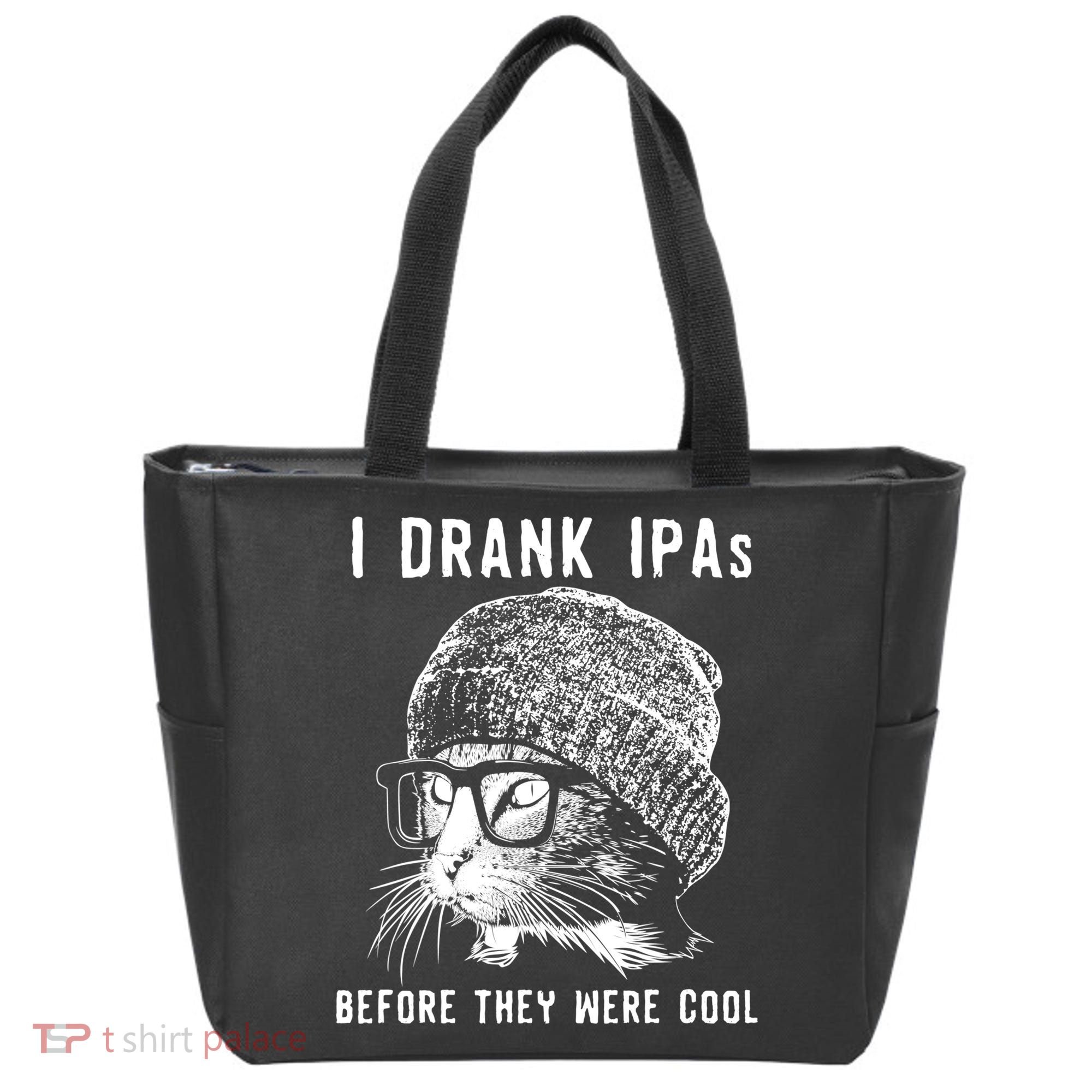 Funny Cat Beer IPA S For Women Funny Cat Lover Gift Tote Bag