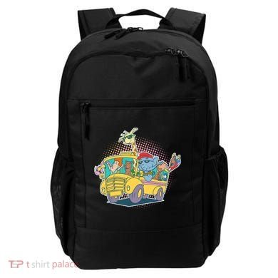 Funny Cool Back to School Animals School Bus Backpack