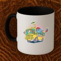 Funny Cool Back to School Animals School Bus Coffee Mug thumb 2