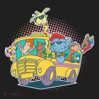 Funny Cool Back to School Animals School Bus Tumbler thumb 3