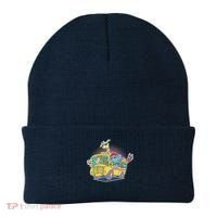 Funny Cool Back to School Animals School Bus Beanie thumb 0