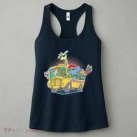 Funny Cool Back to School Animals School Bus Women's Tank Top thumb 3