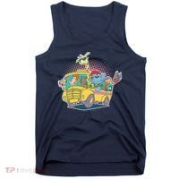 Funny Cool Back to School Animals School Bus Tank Top thumb 0