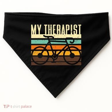 Funny Cycling Bicycle USA-Made Doggie Bandana