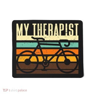 Funny Cycling Bicycle Mousepad