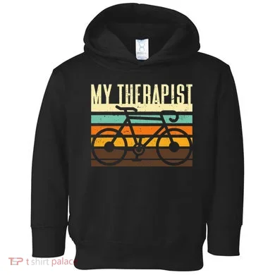 Funny Cycling Bicycle Toddler Hoodie
