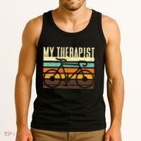 Funny Cycling Bicycle Tank Top thumb 3