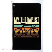 Funny Cycling Bicycle Golf Towel thumb 0