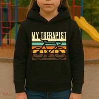 Funny Cycling Bicycle Kids Hoodie thumb 3