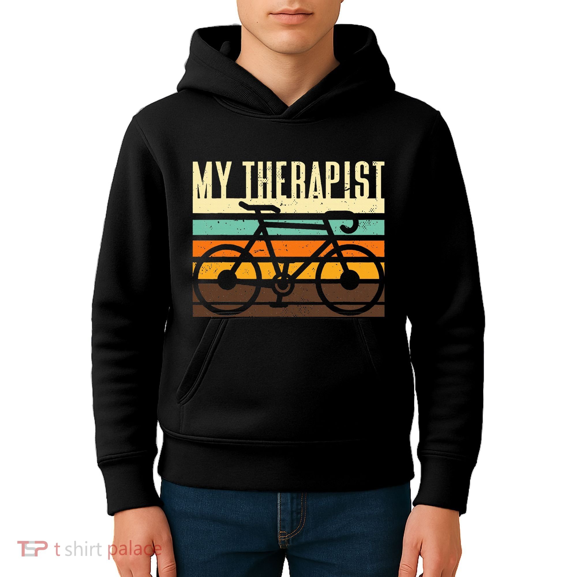 Funny Cycling Bicycle Kids Hoodie